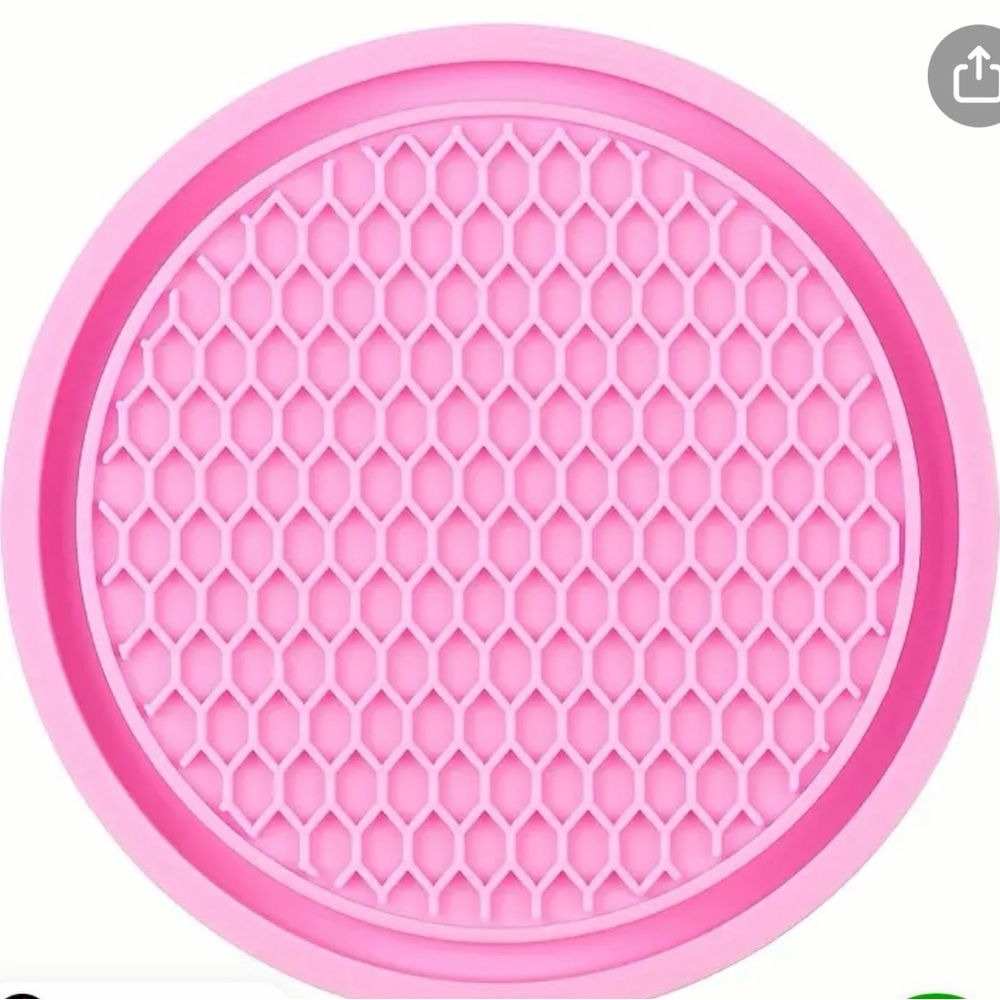 🆕 PINK (4) Car Cup Coasters